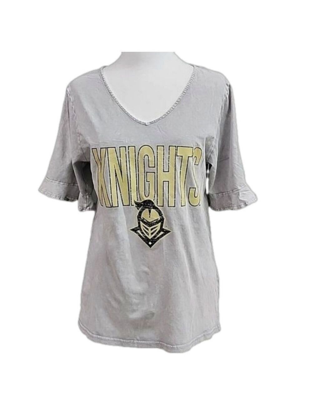 GAMEDAY COUTURE UCF KNIGHTS WOMENS GREY SHIRT SIZE MEDIUM